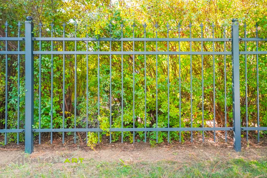 Zaunprojekt, Zaunmuster, Schmiedezaun, Bogenzaun