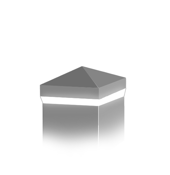 Pfostenkappen Zaun Pyramide LED P2