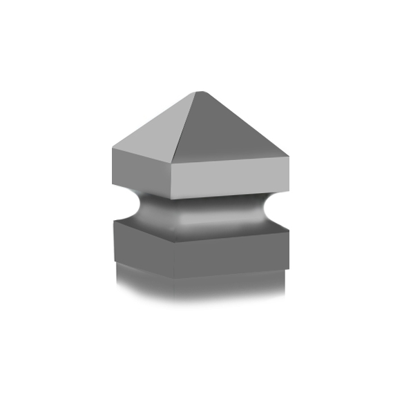 Pfostenkappen Zaun Pyramide Groß P3