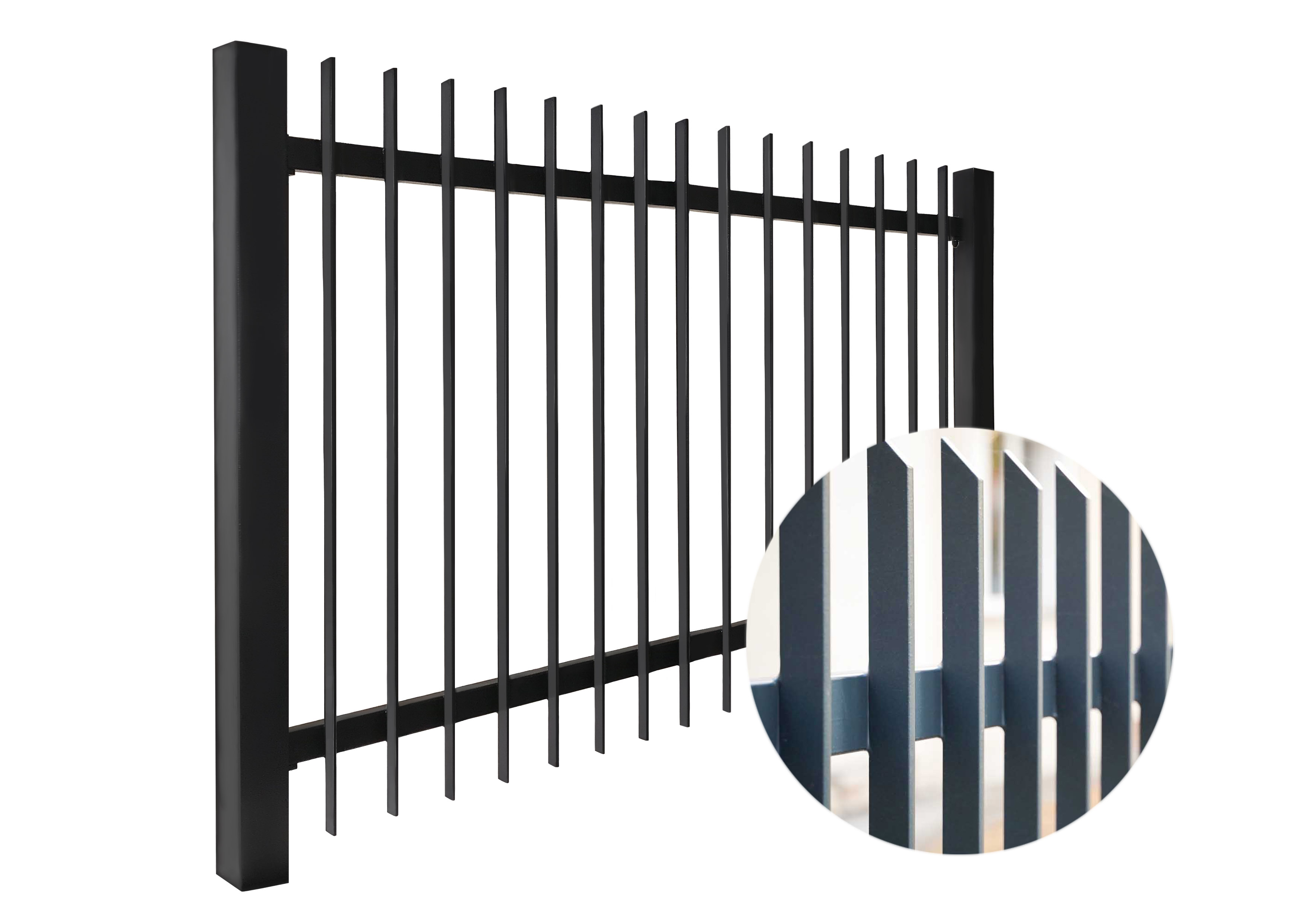 Moderne Zäune MetalArt Zaunmodelle Ambient Zaunserie TAKT-VOLL