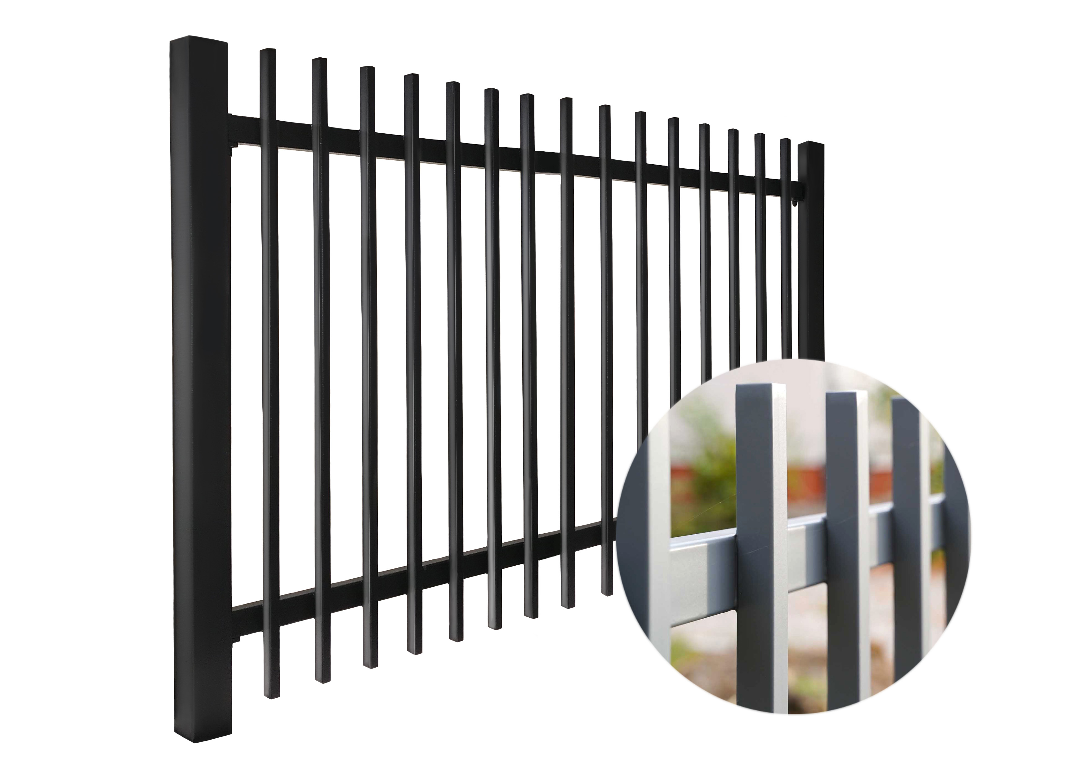 Moderne Zäune MetalArt Zaunmodelle Beat Zaunserie TAKT-VOLL