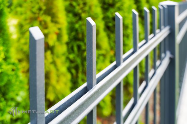 Hespeneisen, Zaun, Zaunanlage mit Zierelementen