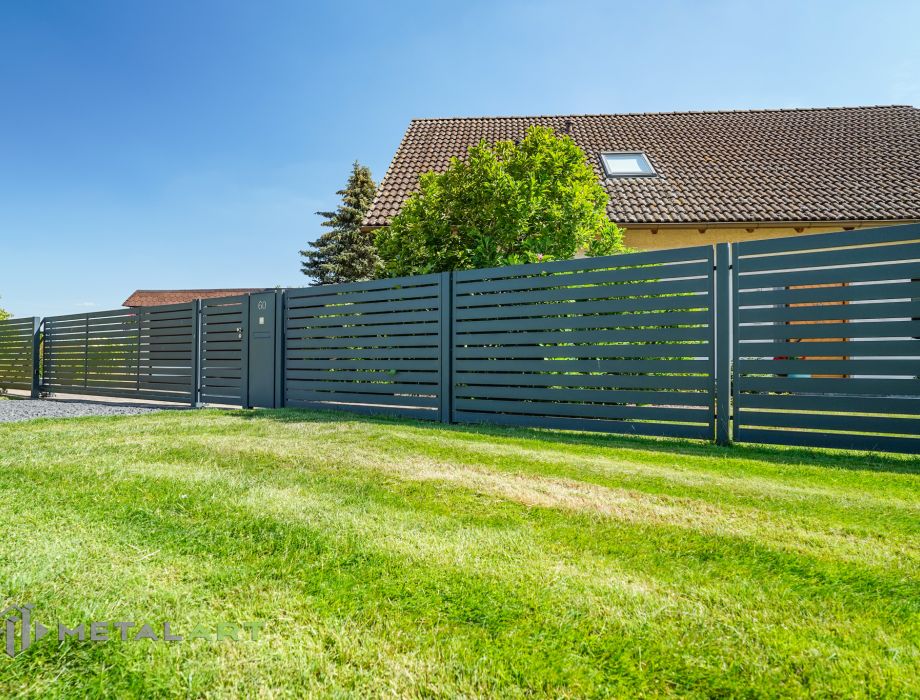Sichtschutzzaun, Zaunanlage, moderne Zäune, Zaun von Metal Art