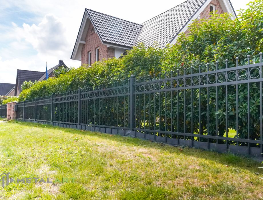 Designzaun, Zaunanlage, moderne Zäune, Zaun von Metal Art