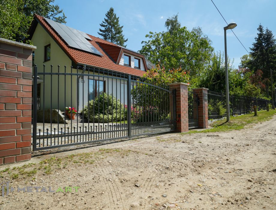 Designzaun, Zaunanlage, moderne Zäune, Zaun von Metal Art