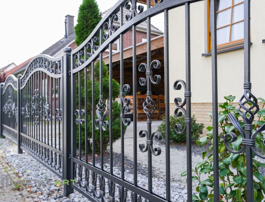 Designzaun, Zaunanlage, moderne Zäune, Zaun von Metal Art
