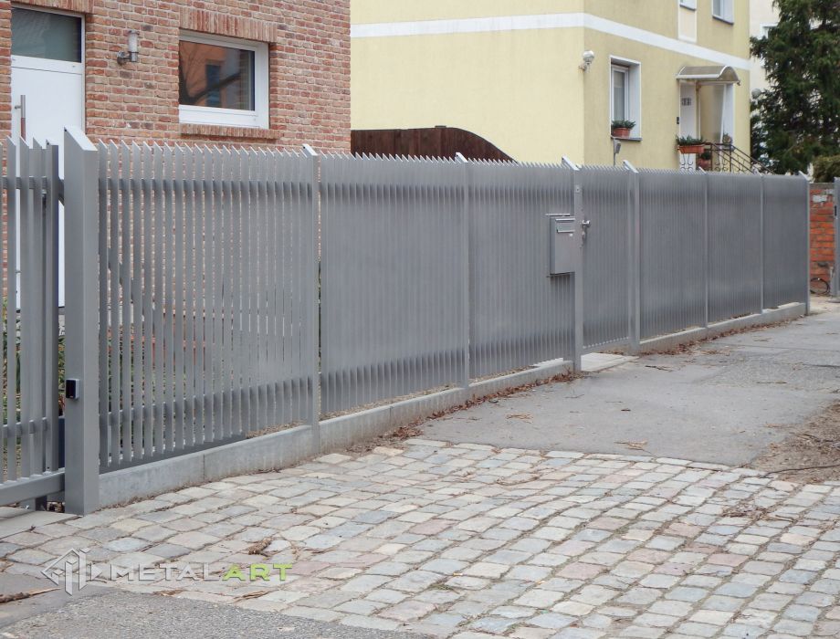 Designzaun, Zaunanlage, moderne Zäune, Zaun von Metal Art