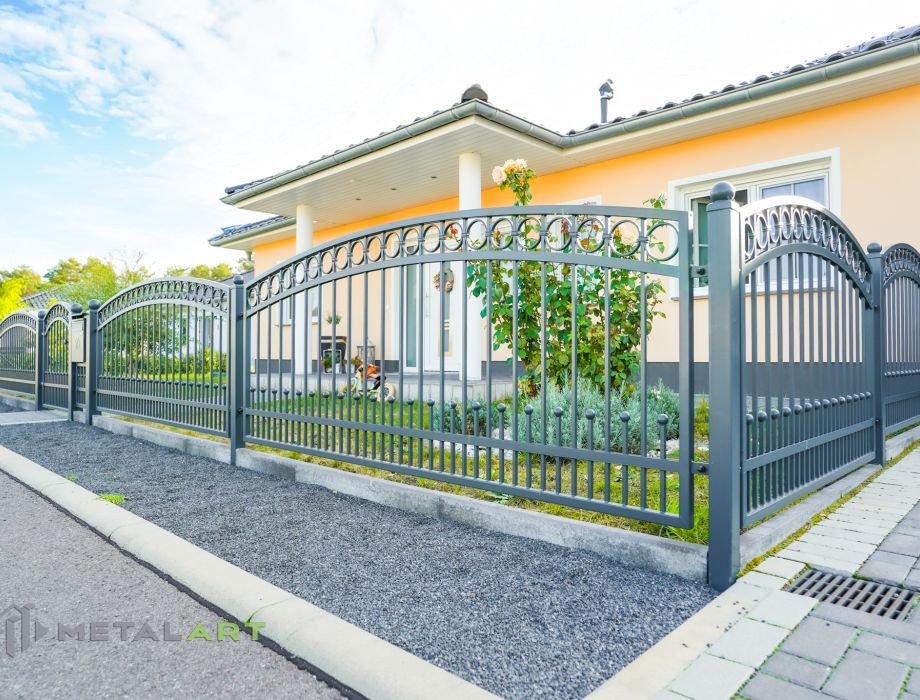 Schmuckzaun, Rahmenzaun, Designzaun, Zaunanlage, Zaun von Metal Art