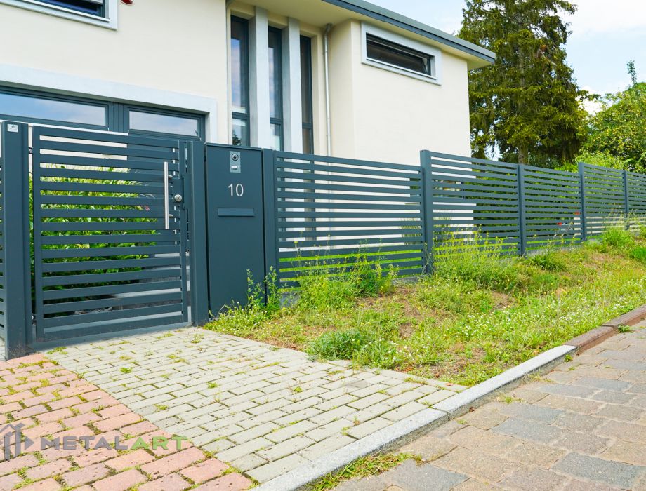 Sichtschutzzaun, Zaunanlage, moderne Zäune, Zaun von Metal Art