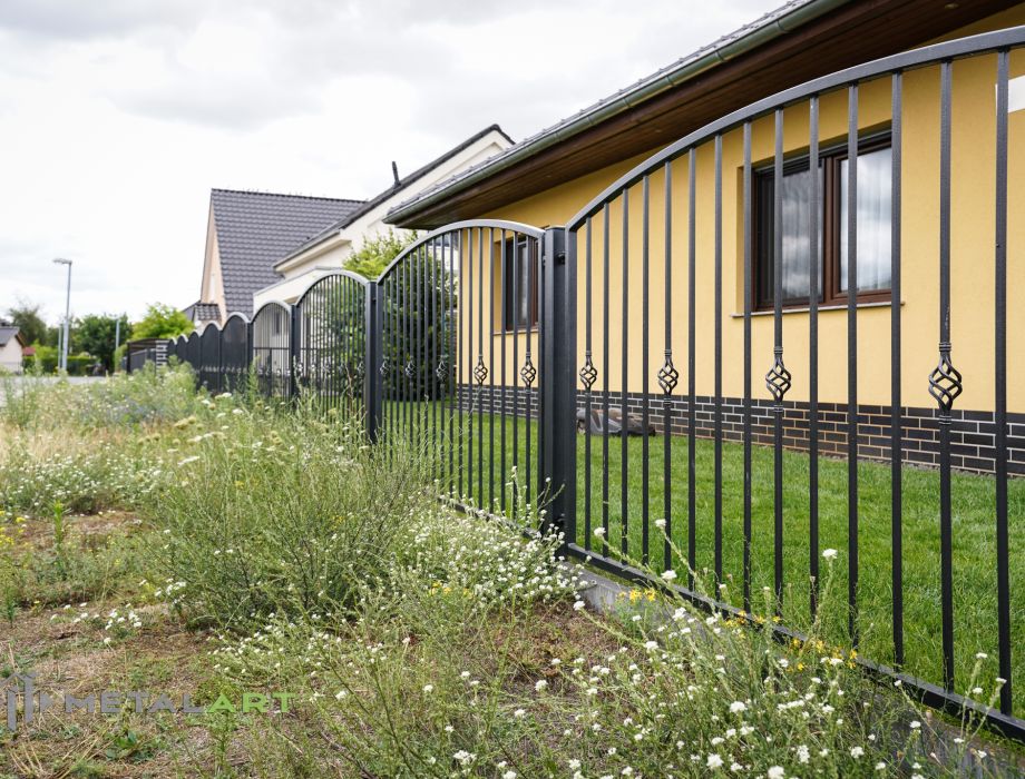 Designzaun, Zaunanlage, moderne Zäune, Zaun von Metal Art