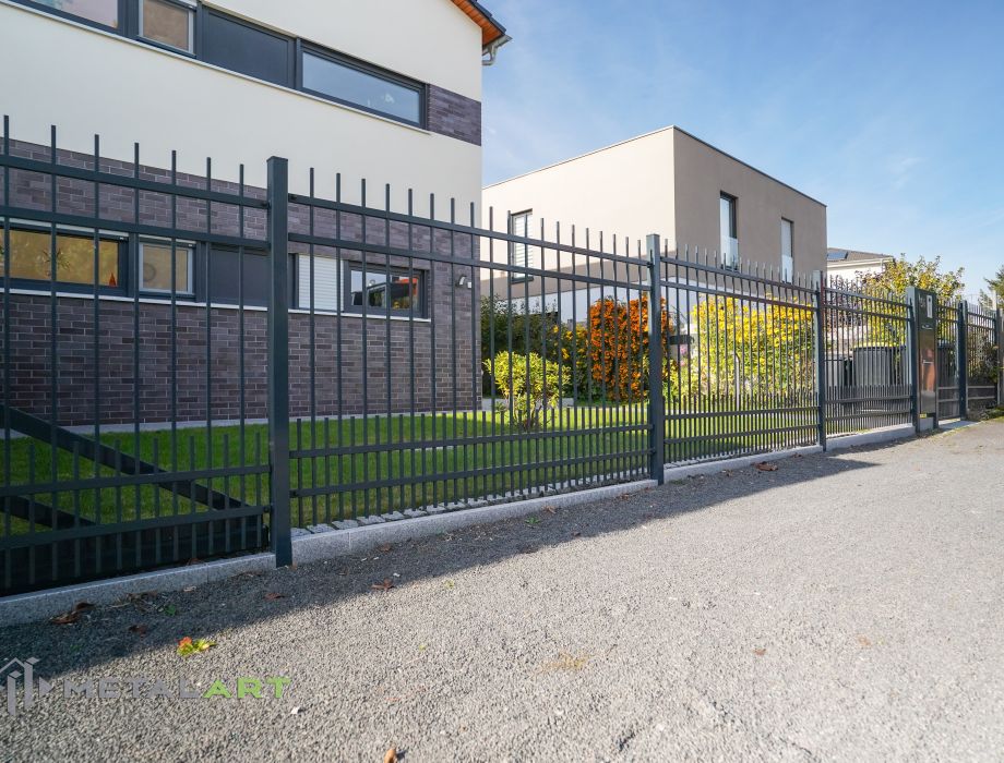Designzaun, Zaunanlage, moderne Zäune, Zaun von Metal Art