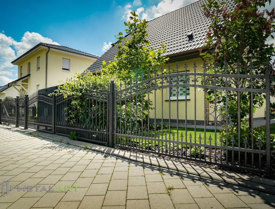 Designzaun, Zaunanlage, moderne Zäune, Zaun von Metal Art
