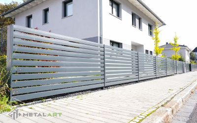MetalArt Zaunmodelle Zaunserie moderne Zäune