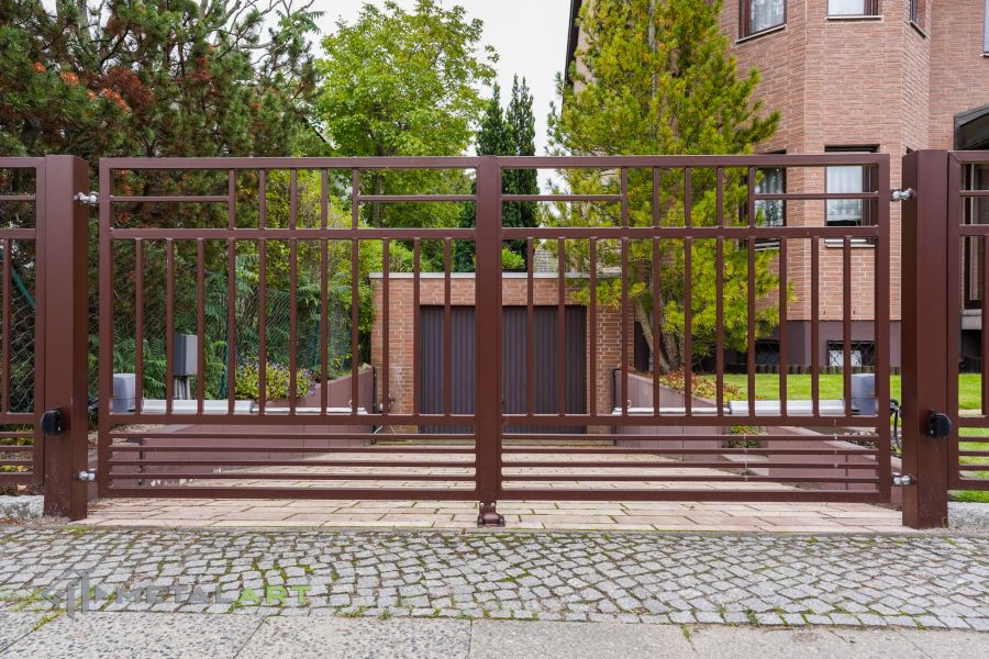 Rahmenzaun, Zaunprojekt, Zaunmuster, moderne Zäune