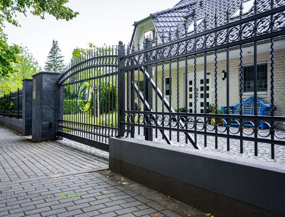 Designzaun, Zaunanlage, Schmuckzaun
