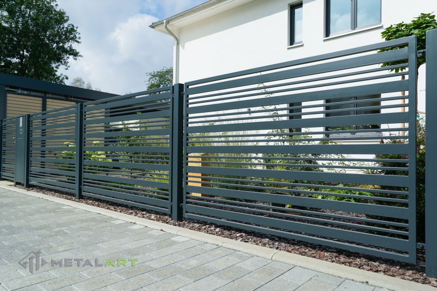 moderne Zäune, Zaunanlage Projekt, Zaun Metal Art, Zäune aus Polen, Zaun Berlin, Zaun günstig kaufen, Zäune und Tore, moderne Zäune, Sichtschutzzäune