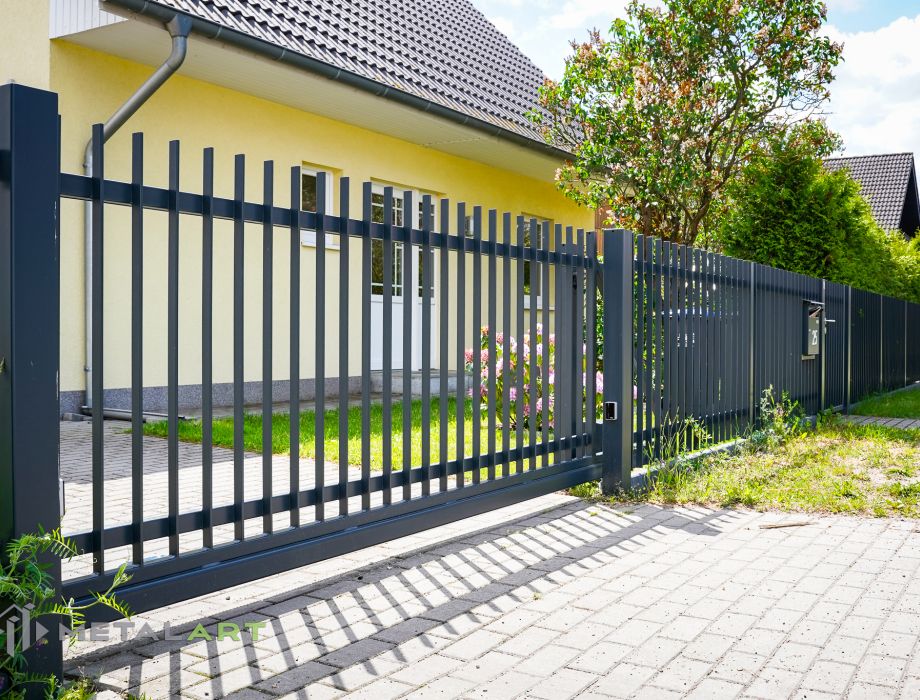 Designzaun, Zaunanlage, moderne Zäune, Zaun von Metal Art
