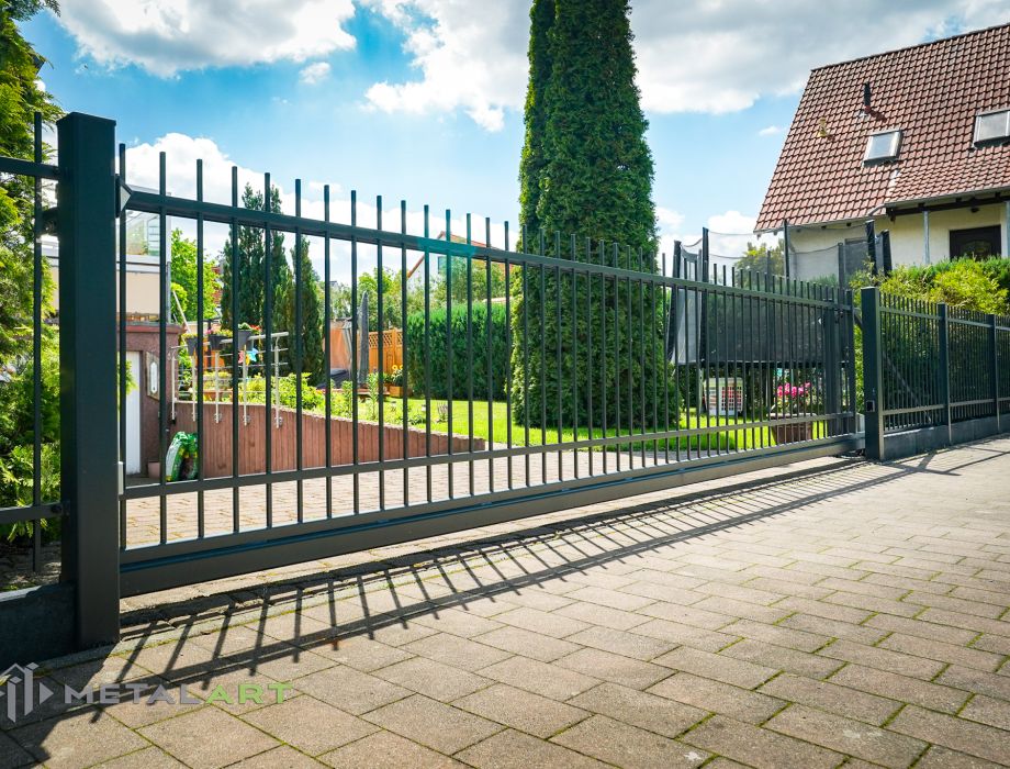 Designzaun, Zaunanlage, moderne Zäune, Zaun von Metal Art