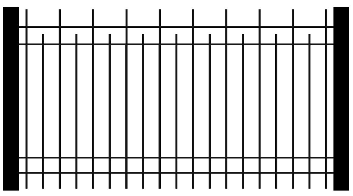 Zaunserie TAKT-VOLL Zäune FONIE Zaun Berlin MetalArt Zäune nach Mass Zaunanlage Zaunsystem moderne Zäune