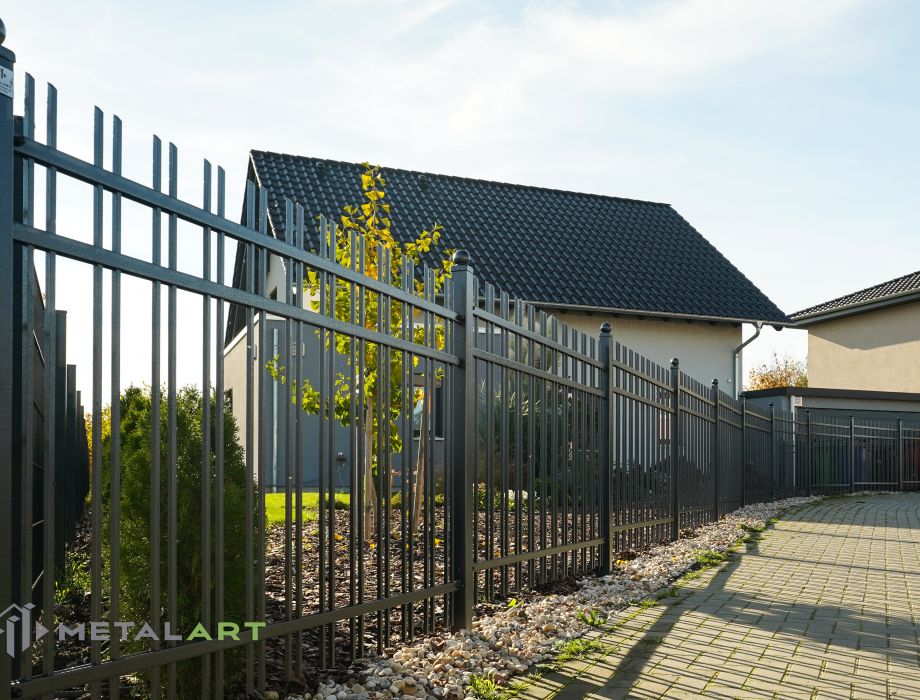 Designzaun, Zaunanlage, moderne Zäune, Zaun von Metal Art