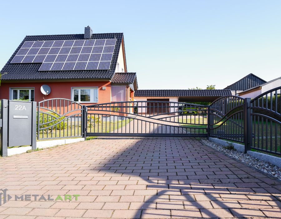 moderne Zäune, Zaunanlage Projekt, Zaun Metal Art, Zäune aus Polen, Zaun Berlin, Zaun günstig kaufen, Zäune und Tore