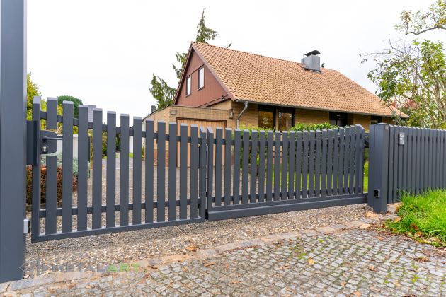 Schiebetore mit integrierter Pforte