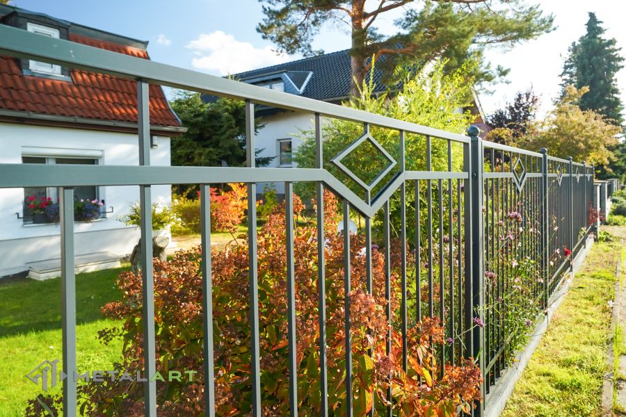 Rahmenzaun, Zaunprojekt, Gartenzaun von MetalArt
