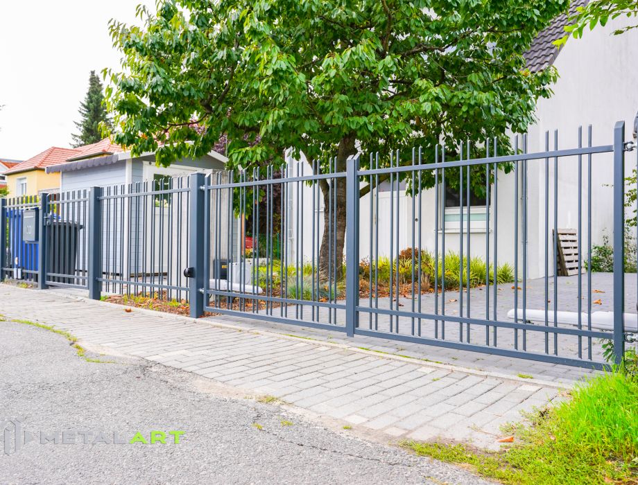 Designzaun, Zaunanlage, moderne Zäune, Zaun von Metal Art
