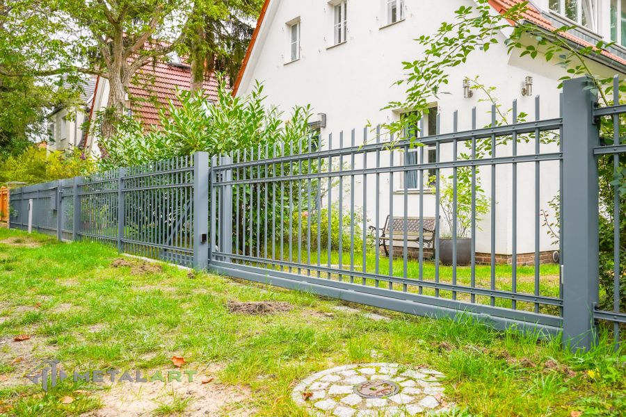 Zaunprojekt, Zaunmuster, Schmiedezaun, Bogenzaun