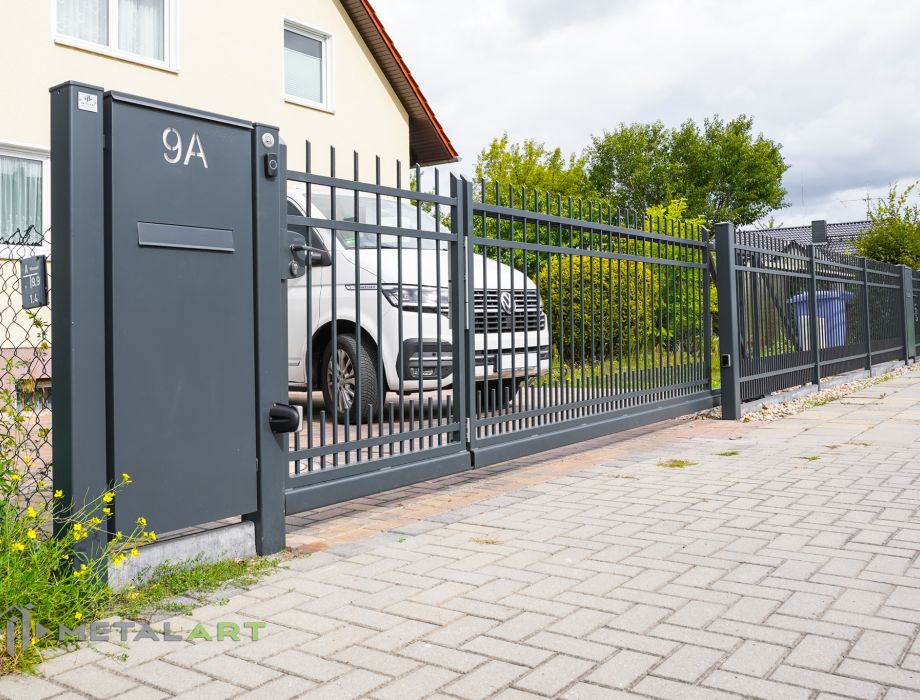 Designzaun, Zaunanlage, moderne Zäune, Zaun von Metal Art