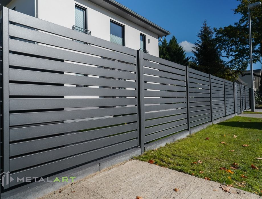 Sichtschutzzaun, Zaunanlage, moderne Zäune, Zaun von Metal Art