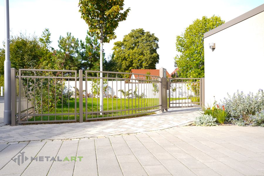 Rahmenzaun, Zaunprojekt, Gartenzaun von MetalArt