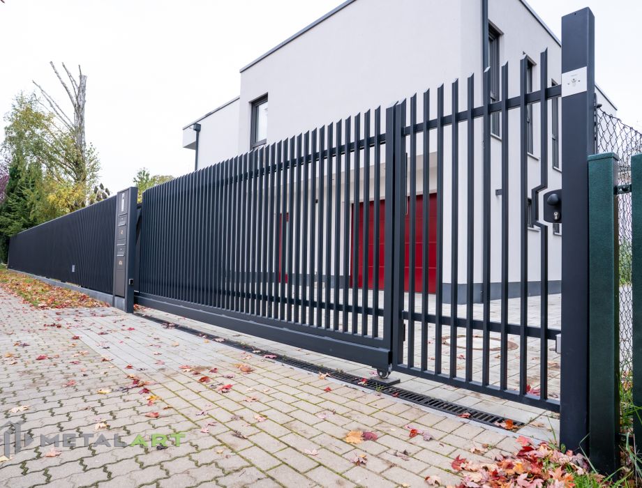 Designzaun, Zaunanlage, moderne Zäune, Zaun von Metal Art