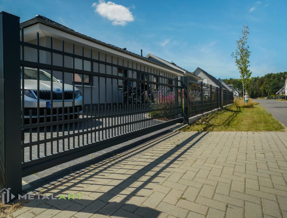 Designzaun, Zaunanlage, moderne Zäune, Zaun von Metal Art