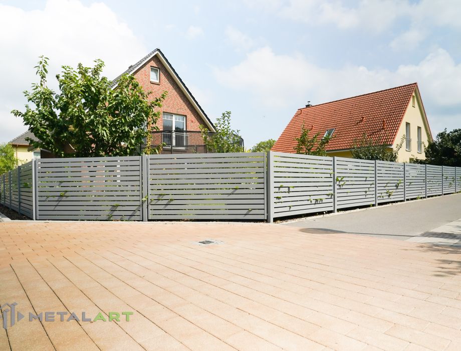 Sichtschutzzaun, Zaunanlage, moderne Zäune, Zaun von Metal Art