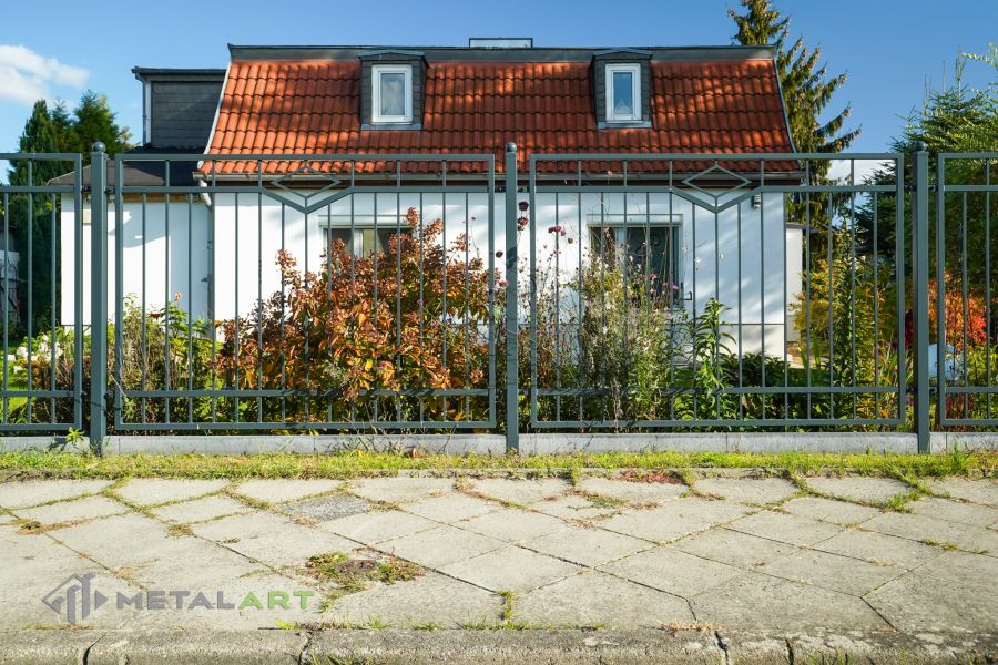 Rahmenzaun, Zaunprojekt, Gartenzaun von MetalArt