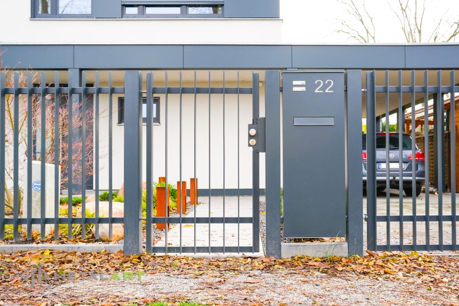 Zaunprojekt, Zaunportfolio, Zaunmuster, moderne Zäune, Zaunanlage Projekt, Zaun Metal Art, Zäune aus Polen, Zaun Berlin, Zaun günstig kaufen, Zäune und Tore