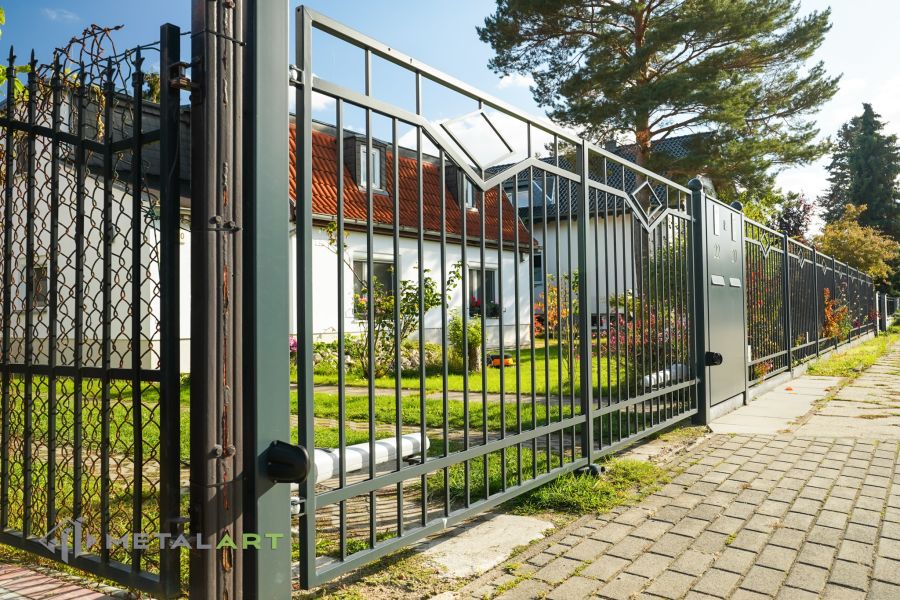 Rahmenzaun, Zaunprojekt, Gartenzaun von MetalArt