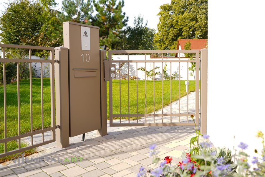 Rahmenzaun, Zaunprojekt, Gartenzaun von MetalArt