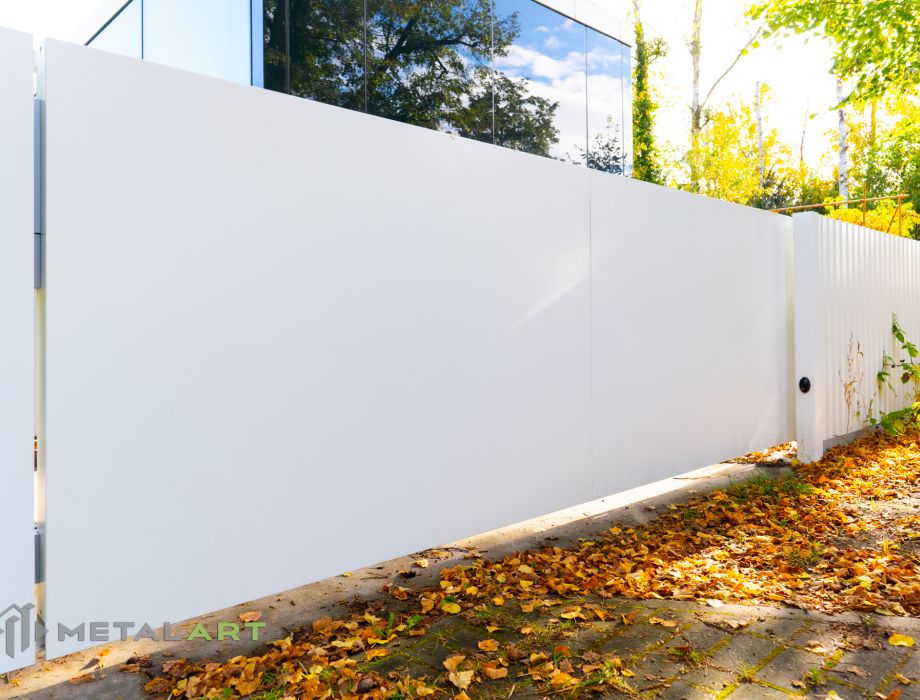 Designzaun, Zaunanlage, moderne Zäune, Zaun von Metal Art