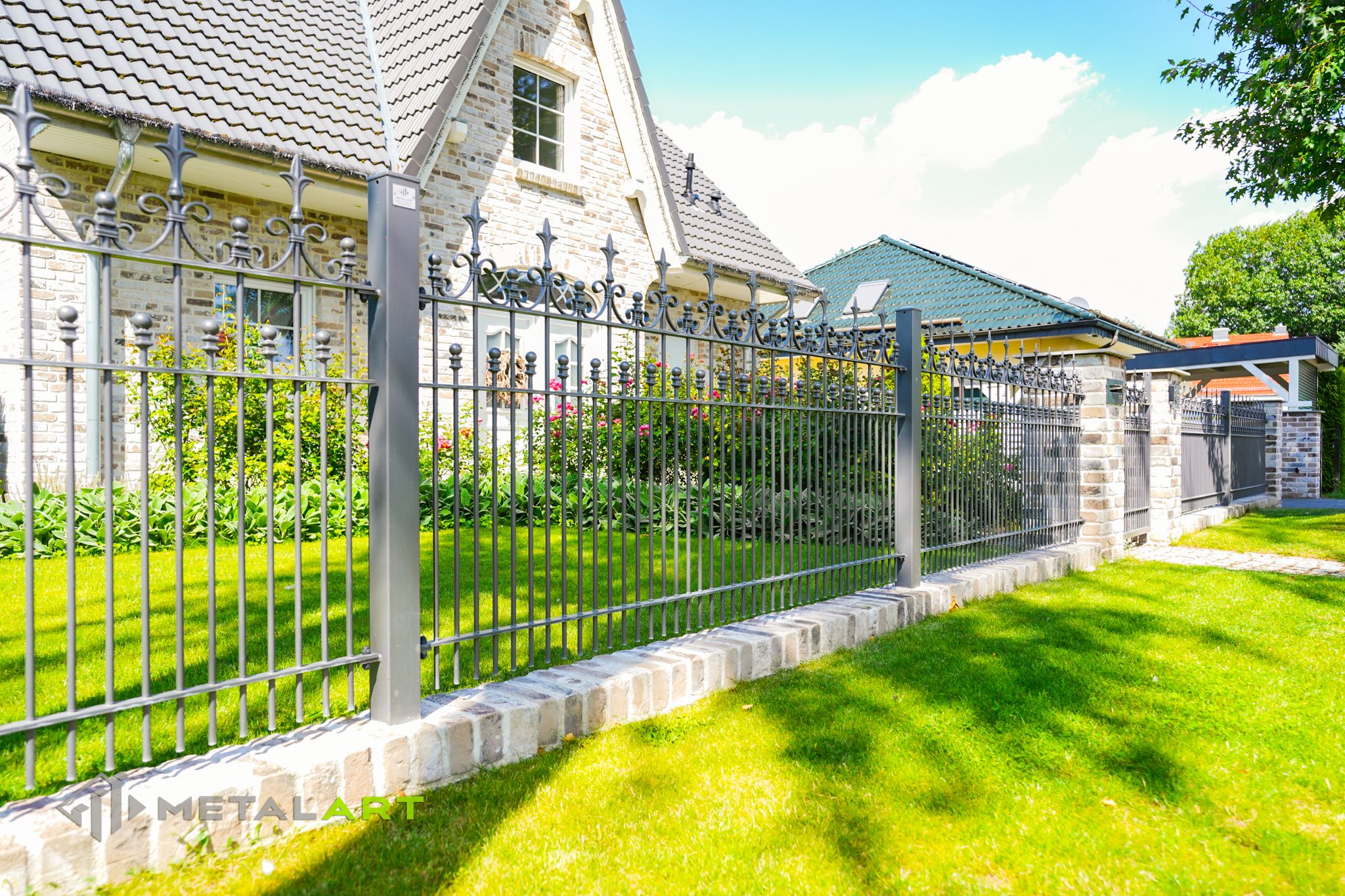 Fonie Zaun, Zaunmodell, Zaunanlage