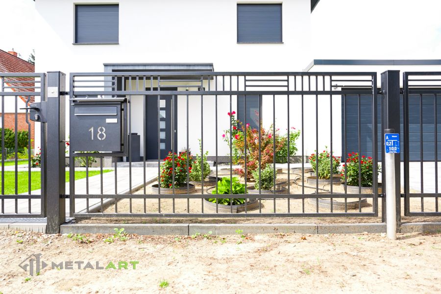 Zaun im Rahmen, Zaunprojekt, Zaunportfolio, Zaunmuster