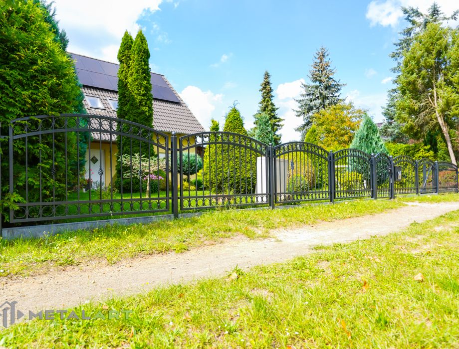 Designzaun, Zaunanlage, moderne Zäune, Zaun von Metal Art