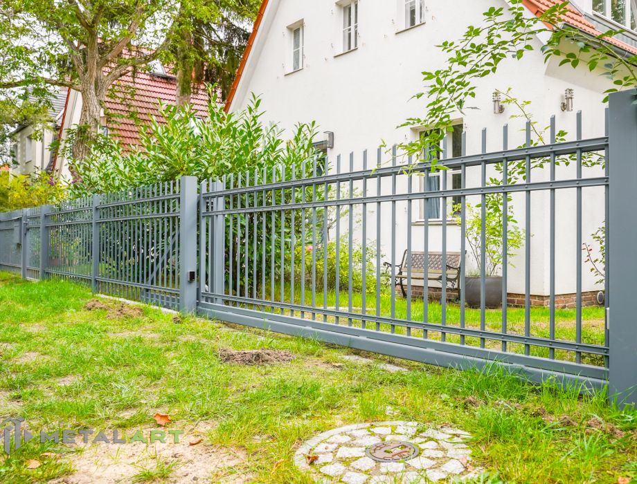 Designzaun, Zaunanlage, moderne Zäune, Zaun von Metal Art